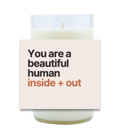 Beautiful Human Hand Poured Soy Candle | Furbish & Fire Candle Co.
