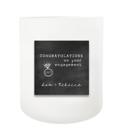 Engagement Hand Poured Soy Candle | Furbish & Fire Candle Co.
