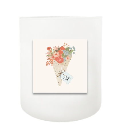 Flowers For You Hand Poured Soy Candle | Furbish & Fire Candle Co.