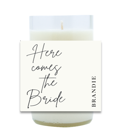 Here Comes The Bride Hand Poured Soy Candle | Furbish & Fire Candle Co.