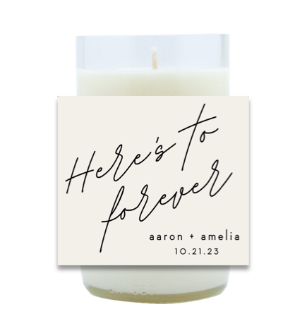 Here's To Forever Hand Poured Soy Candle | Furbish & Fire Candle Co.