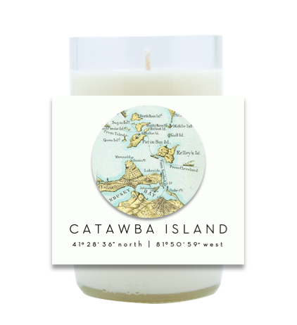 Island Map Hand Poured Soy Candle | Furbish & Fire Candle Co.