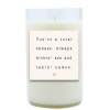 Kickin' Ass and Takin' Names Hand Poured Soy Candle | Furbish & Fire Candle Co.
