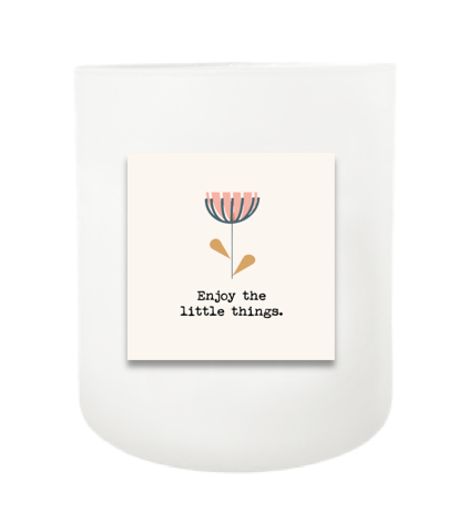 Little Things Hand Poured Soy Candle | Furbish & Fire Candle Co.