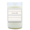 Love You Dad Hand Poured Soy Candle | Furbish & Fire Candle Co.