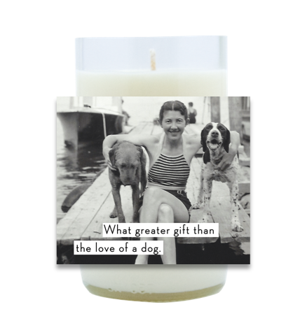 Love of a Dog Hand Poured Soy Candle | Furbish & Fire Candle Co.