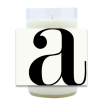 Modern Monogram Hand Poured Soy Candle | Furbish & Fire Candle Co.