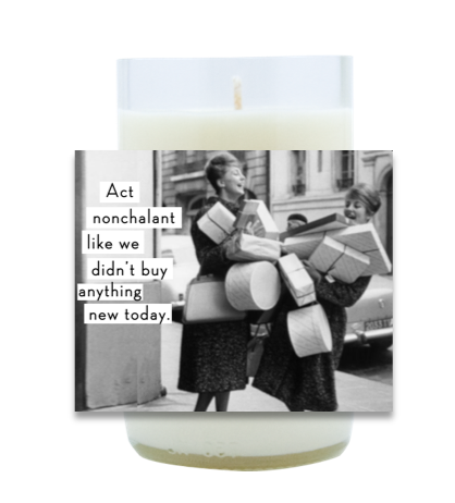 Nonchalant Shoppers Hand Poured Soy Candle | Furbish & Fire Candle Co.