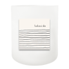Preppy Stripe Hand Poured Soy Candle | Furbish & Fire Candle Co.