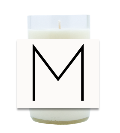 San Serif Monogram Hand Poured Soy Candle | Furbish & Fire Candle Co.