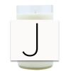 San Serif Monogram Hand Poured Soy Candle | Furbish & Fire Candle Co.