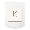 Sans Serif Monogram Hand Poured Soy Candle | Furbish & Fire Candle Co.