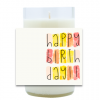 Watercolor Birthday Hand Poured Soy Candle | Furbish & Fire Candle Co.