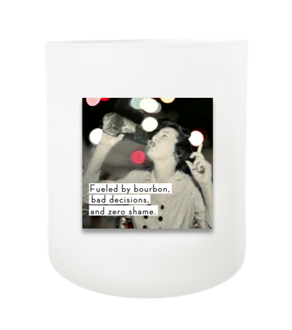 Zero Shame Hand Poured Soy Candle | Furbish & Fire Candle Co.