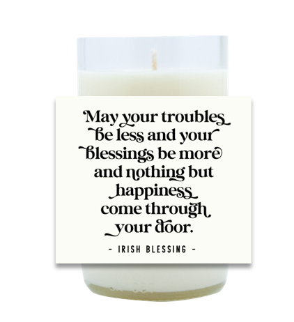 Irish Blessing Hand Poured Soy Candle | Furbish & Fire Candle Co.
