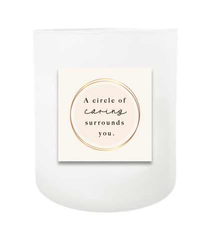 A Circle of Caring Hand Poured Soy Candle | Furbish & Fire Candle Co.