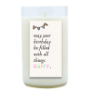 All Things Happy Hand Poured Soy Candle | Furbish & Fire Candle Co.