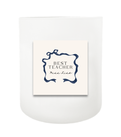 Best Teacher Hand Poured Soy Candle | Furbish & Fire Candle Co.