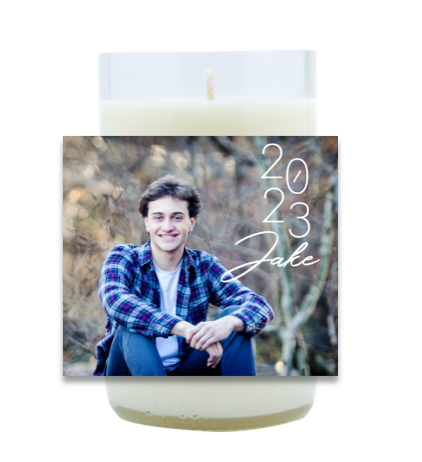Congrats Graduate Hand Poured Soy Candle | Furbish & Fire Candle Co.