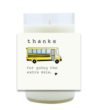 Thank You Bus Driver Hand Poured Soy Candle | Furbish & Fire Candle Co.