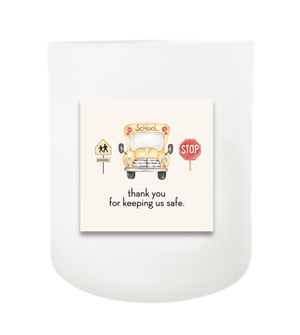 Thank You Bus Driver Hand Poured Soy Candle | Furbish & Fire Candle Co.