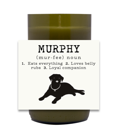 Dog Definition Hand Poured Soy Candle | Furbish & Fire Candle Co.