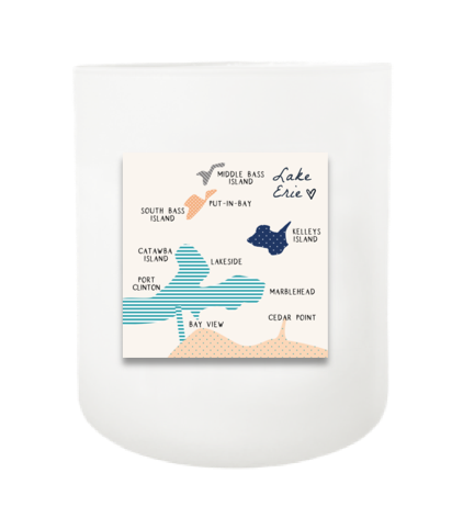 Lake Erie Islands Hand Poured Soy Candle | Furbish & Fire Candle Co.