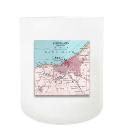 Map Hand Poured Soy Candle | Furbish & Fire Candle Co.