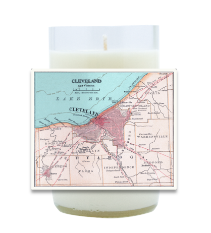 Map Hand Poured Soy Candle | Furbish & Fire Candle Co.