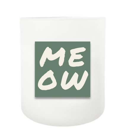 Meow Hand Poured Soy Candle | Furbish & Fire Candle Co.