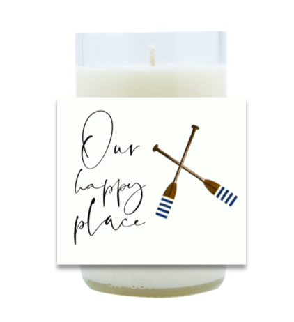 Our Happy Place Oars Hand Poured Soy Candle | Furbish & Fire Candle Co.