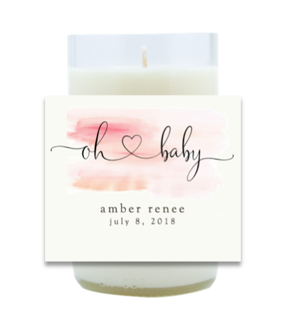 Oh Baby Hand Poured Soy Candle | Furbish & Fire Candle Co.