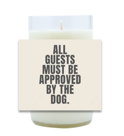 Approved by the Dog Hand Poured Soy Candle | Furbish & Fire Candle Co.