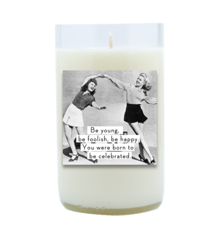 Born To Be Celebrated Candle Hand Poured Soy Candle | Furbish & Fire Candle Co. Born To Be Celebrated Candle Hand Poured Soy Candle | Furbish & Fire Candle Co.