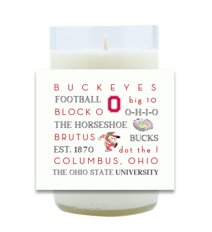 Buckeyes Hand Poured Soy Candle | Furbish & Fire Candle Co.