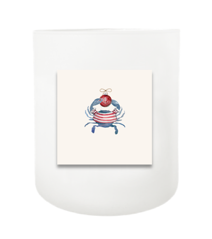 Crabby Christmas Hand Poured Soy Candle | Furbish & Fire Candle Co.