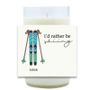 I'd Rather Be Skiing Hand Poured Soy Candle | Furbish & Fire Candle Co.