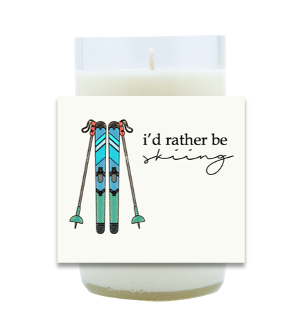 I'd Rather Be Skiing Hand Poured Soy Candle | Furbish & Fire Candle Co.