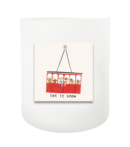 Let It Snow Dogs Hand Poured Soy Candle | Furbish & Fire Candle Co.