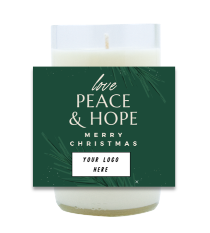 Love, Peace and Hope Hand Poured Soy Candle | Furbish & Fire Candle Co.