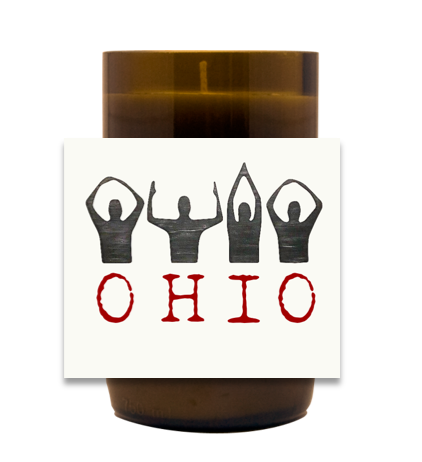 O-H-I-O Hand Poured Soy Candle | Furbish & Fire Candle Co.