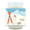 Skiing Hand Poured Soy Candle | Furbish & Fire Candle Co.