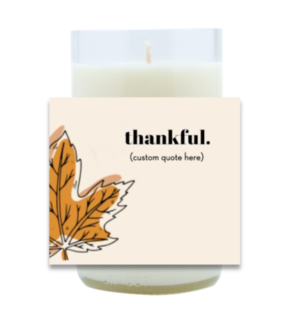 Thankful Hand Poured Soy Candle | Furbish & Fire Candle Co.