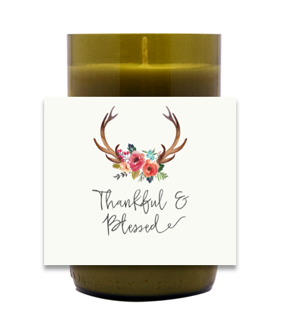 Thankful and Blessed Hand Poured Soy Candle | Furbish & Fire Candle Co.