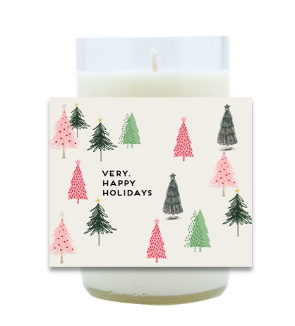 Very Happy Holidays Hand Poured Soy Candle | Furbish & Fire Candle Co.
