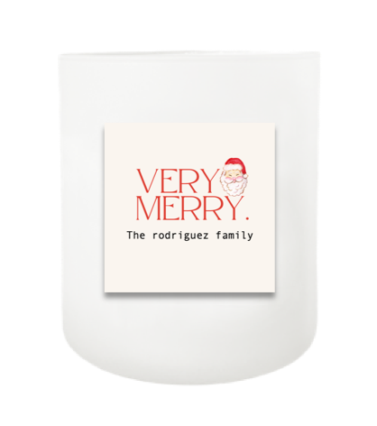 Very Merry Hand Poured Soy Candle | Furbish & Fire Candle Co.