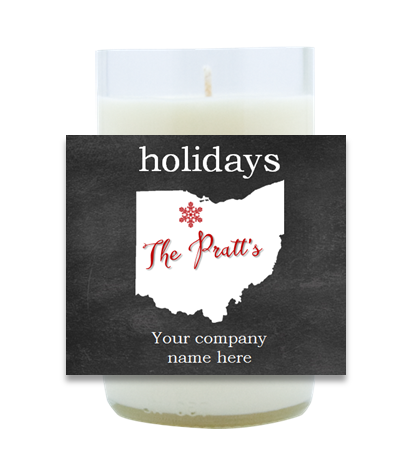Ohio Holiday Promotion Hand-Poured Soy Candle | Furbish & Fire Candle Co.