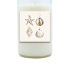 Coastal Ornaments Hand Poured Soy Candle | Furbish & Fire Candle Co.