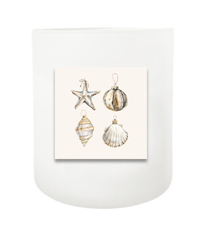Coastal Ornaments Hand Poured Soy Candle | Furbish & Fire Candle Co.