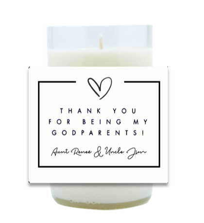 Godparents Hand Poured Soy Candle | Furbish & Fire Candle Co.